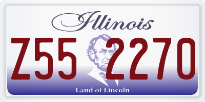 IL license plate Z552270