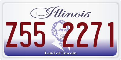 IL license plate Z552271