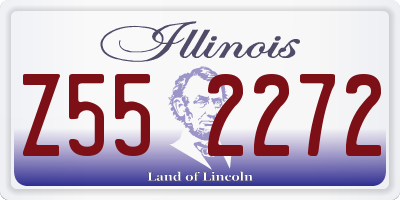 IL license plate Z552272