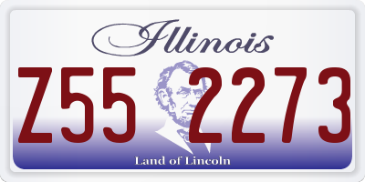 IL license plate Z552273