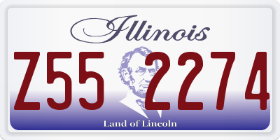 IL license plate Z552274