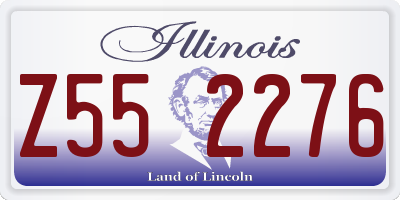 IL license plate Z552276