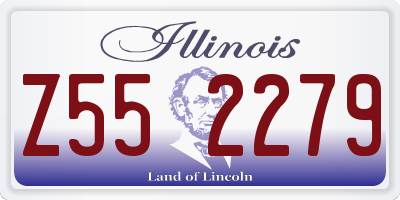 IL license plate Z552279