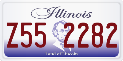IL license plate Z552282