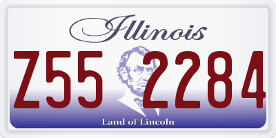 IL license plate Z552284