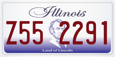 IL license plate Z552291