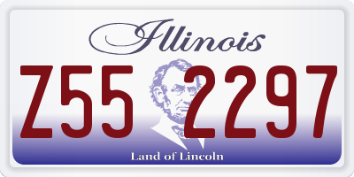 IL license plate Z552297