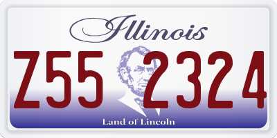 IL license plate Z552324