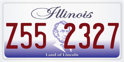 IL license plate Z552327