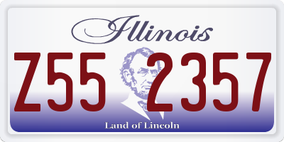 IL license plate Z552357