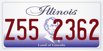 IL license plate Z552362
