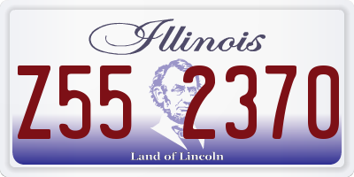 IL license plate Z552370