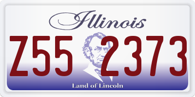 IL license plate Z552373