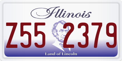 IL license plate Z552379