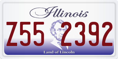 IL license plate Z552392