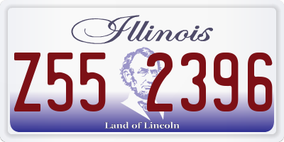 IL license plate Z552396