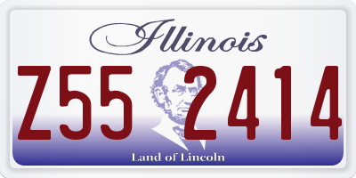IL license plate Z552414
