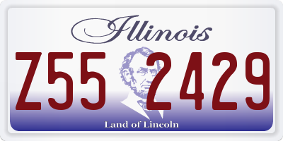 IL license plate Z552429