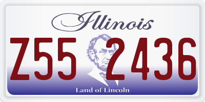 IL license plate Z552436