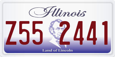 IL license plate Z552441