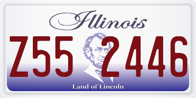 IL license plate Z552446