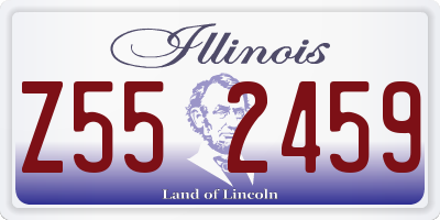 IL license plate Z552459