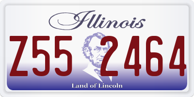 IL license plate Z552464