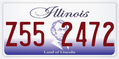 IL license plate Z552472