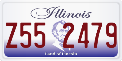 IL license plate Z552479