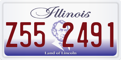 IL license plate Z552491