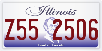 IL license plate Z552506