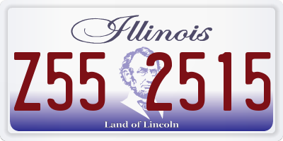 IL license plate Z552515