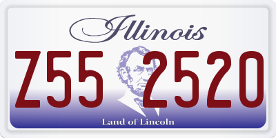 IL license plate Z552520