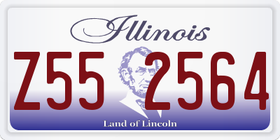 IL license plate Z552564