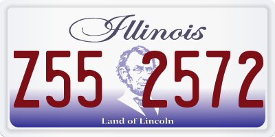 IL license plate Z552572
