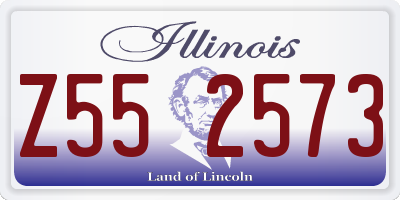 IL license plate Z552573