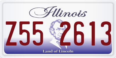 IL license plate Z552613