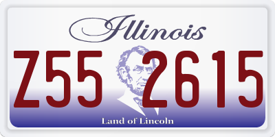 IL license plate Z552615