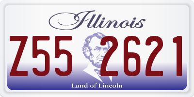 IL license plate Z552621