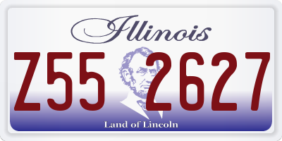 IL license plate Z552627
