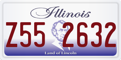 IL license plate Z552632