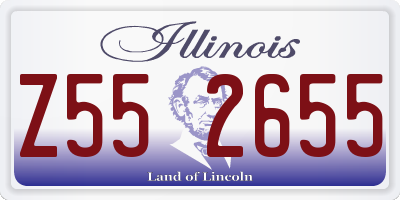 IL license plate Z552655