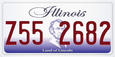 IL license plate Z552682