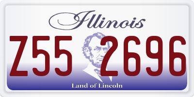 IL license plate Z552696