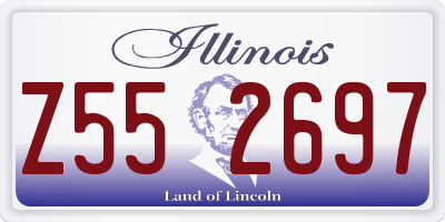 IL license plate Z552697