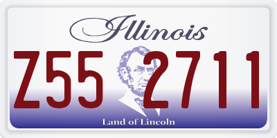 IL license plate Z552711