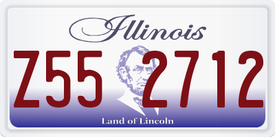 IL license plate Z552712