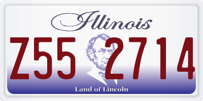 IL license plate Z552714