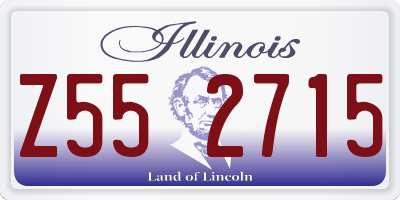 IL license plate Z552715