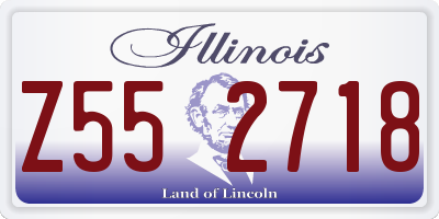 IL license plate Z552718
